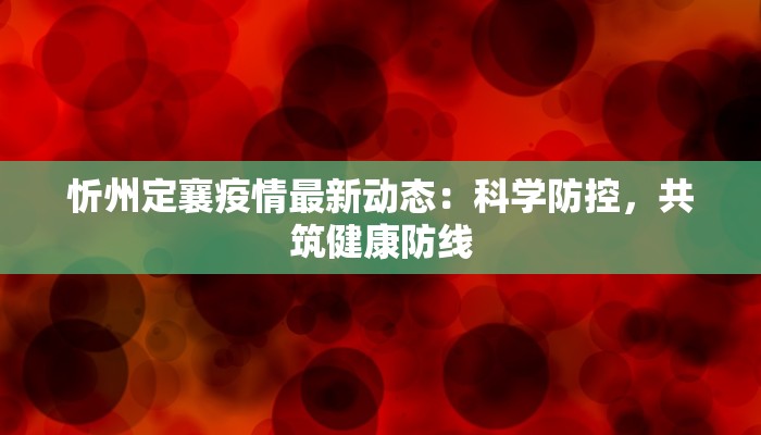忻州定襄疫情最新动态：科学防控，共筑健康防线