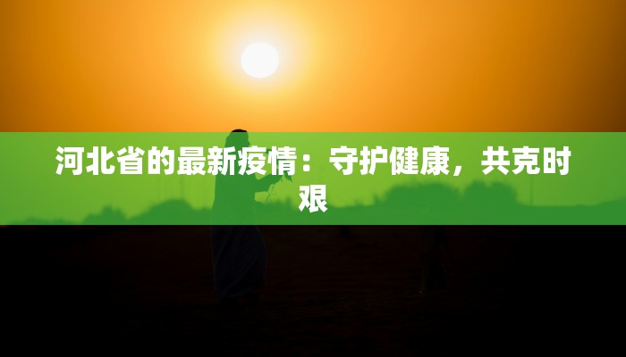 河北省的最新疫情：守护健康，共克时艰