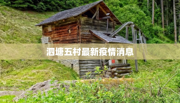 泗塘五村最新疫情消息