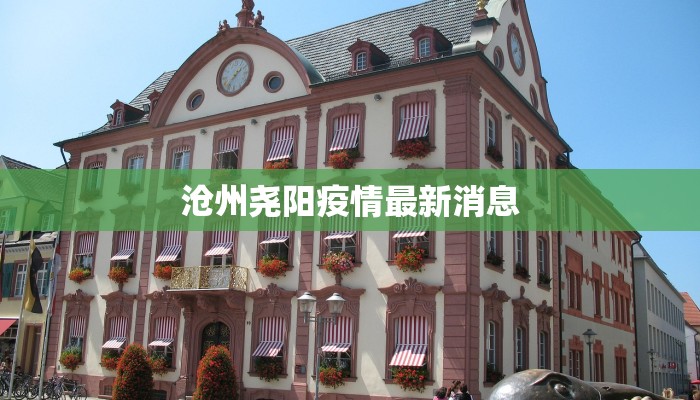 沧州尧阳疫情最新消息